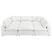 Commix 6-Piece Down Filled Overstuffed Sectional Sofa sectional sofa back view