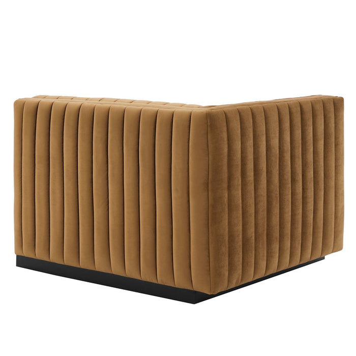 Conjure Channel Tufted Performance Velvet Loveseat - view 7