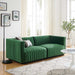Conjure Channel Tufted Performance Velvet Loveseat - view 12