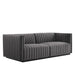 Conjure Channel Tufted Performance Velvet Loveseat - view 24