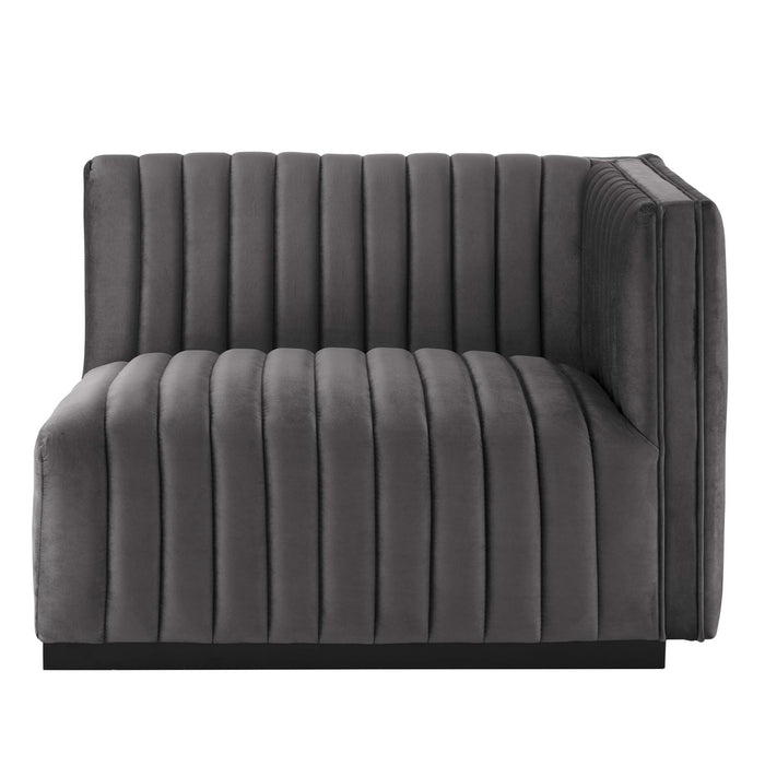 Conjure Channel Tufted Performance Velvet Loveseat - view 32