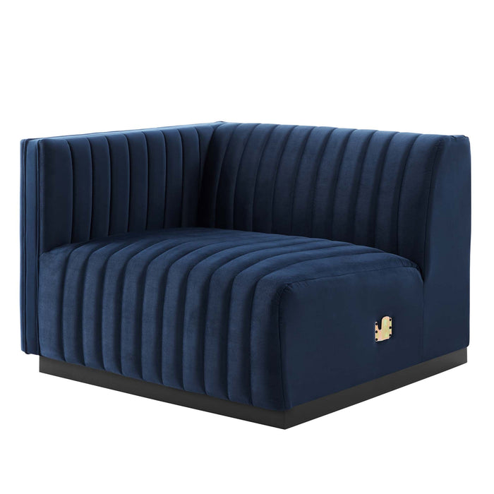 Conjure Channel Tufted Performance Velvet Loveseat - view 38