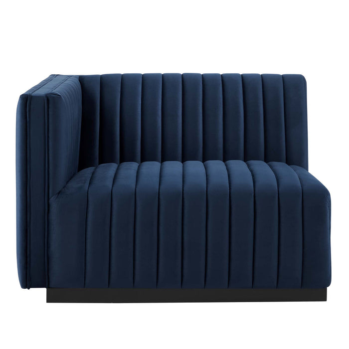 Conjure Channel Tufted Performance Velvet Loveseat - view 42