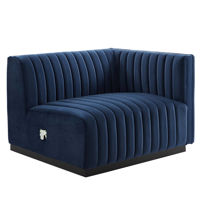 Conjure Channel Tufted Performance Velvet Loveseat - view 39