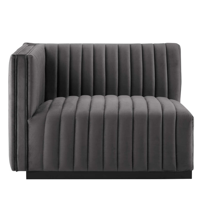 Conjure Channel Tufted Performance Velvet Sofa - Luxurious, Stain-Resistant Elegance for Any Space