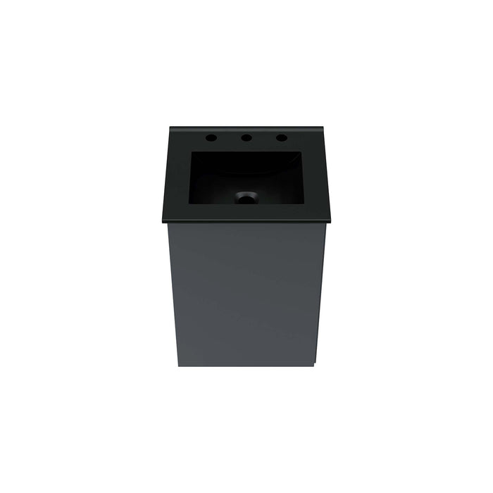 Bryn Wall-Mount Bathroom Vanity Basin Included