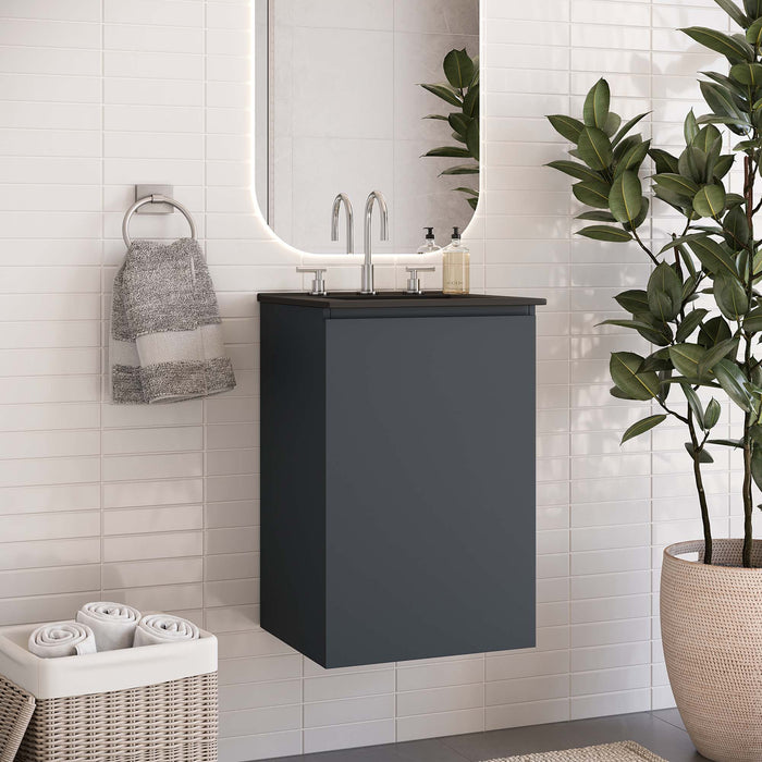 Bryn Wall-Mount Bathroom Vanity Basin Included