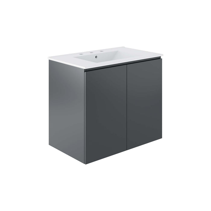 Bryn Wall-Mount Bathroom Vanity Basin Included