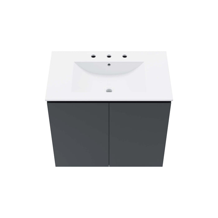 Bryn Wall-Mount Bathroom Vanity Basin Included