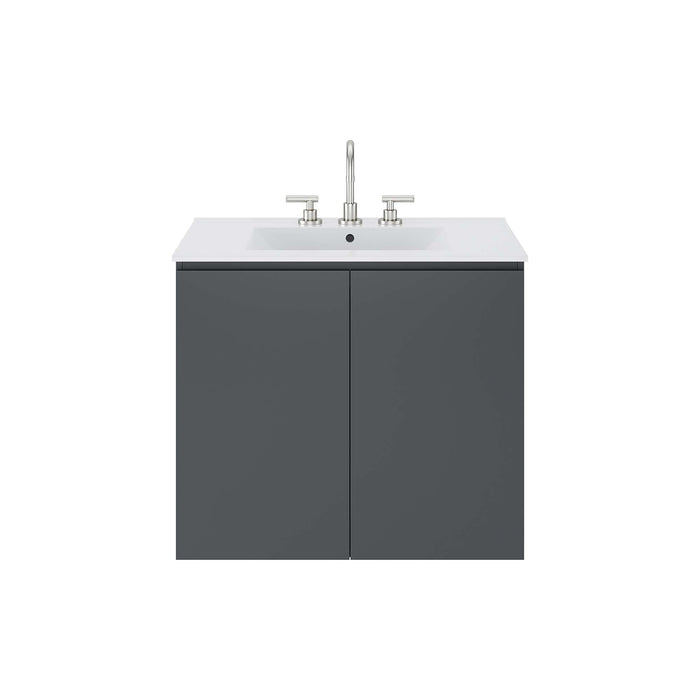 Bryn Wall-Mount Bathroom Vanity Basin Included