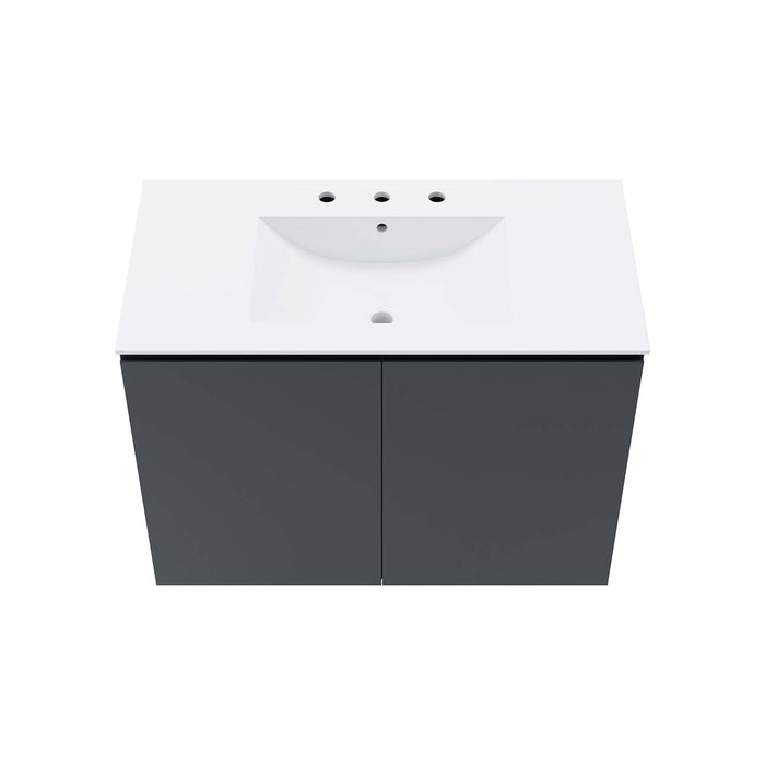 Bryn Wall-Mount Bathroom Vanity Basin Included