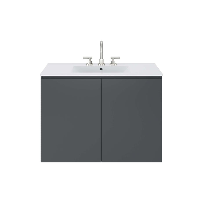 Bryn Wall-Mount Bathroom Vanity Basin Included
