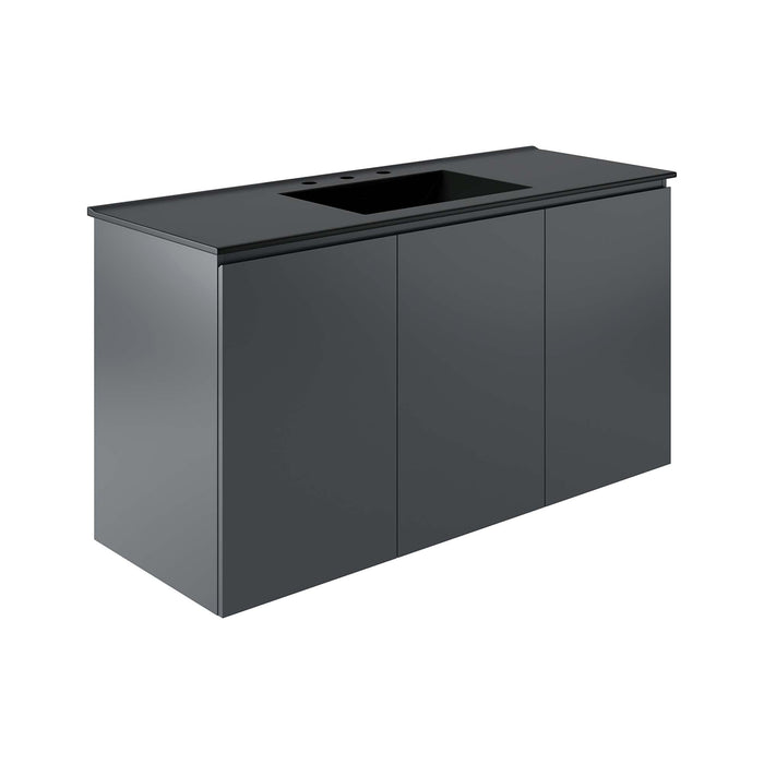 Bryn Wall-Mount Bathroom Vanity Basin Included