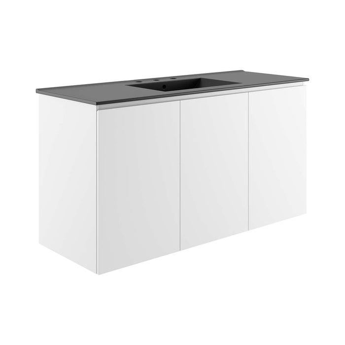 Bryn Wall-Mount Bathroom Vanity Basin Included