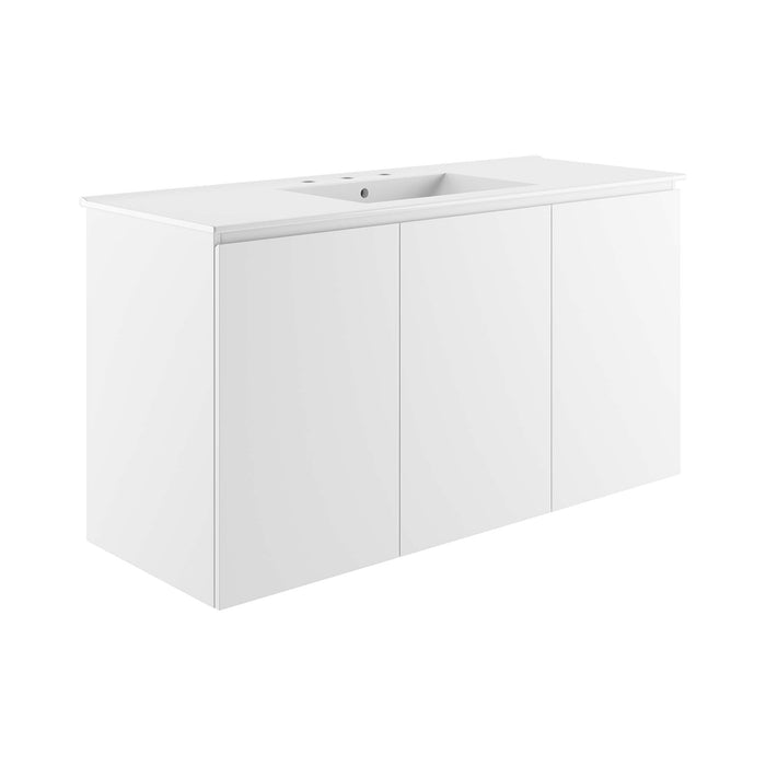 Bryn Wall-Mount Bathroom Vanity Basin Included