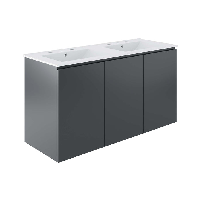 Bryn Wall-Mount Bathroom Vanity Basin Included