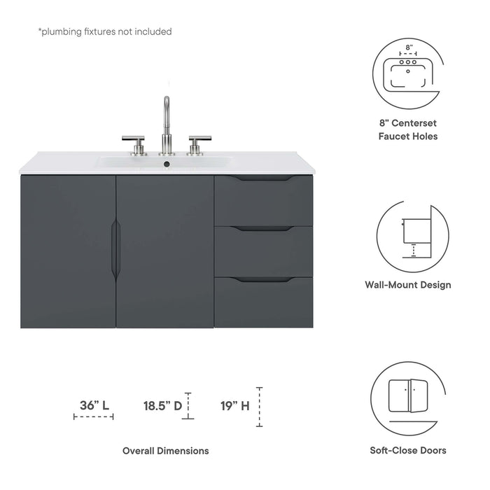 Vitality Bathroom Vanity Basin Included