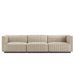 Conjure Channel Tufted Upholstered Fabric Sofa by Modway - view 25