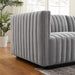 Conjure Channel Tufted Upholstered Fabric Sofa by Modway - detail close-up