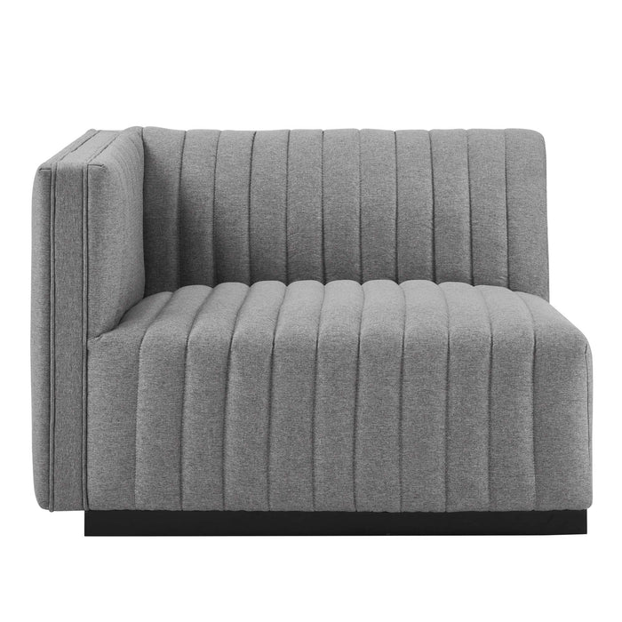 Conjure Channel Tufted Upholstered Fabric Sofa by Modway - alternate view
