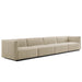 Conjure 4-Piece Channel Tufted Upholstered Fabric Sofa by Modway - view 16