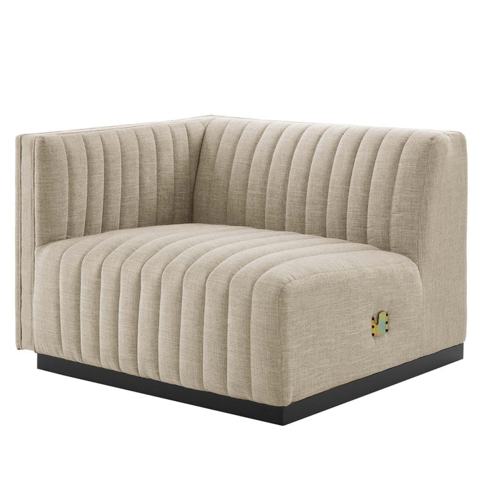 Conjure 4-Piece Channel Tufted Upholstered Fabric Sofa by Modway - view 19