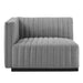 Conjure 4-Piece Channel Tufted Upholstered Fabric Sofa by Modway - alternate view