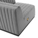 Conjure 6-Piece Channel Tufted Upholstered Fabric Sectional Sofa by Modway - view 16