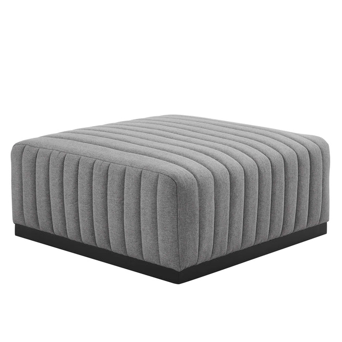 Conjure 6-Piece Channel Tufted Upholstered Fabric Sectional Sofa by Modway - alternate view