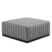 Conjure 6-Piece Channel Tufted Upholstered Fabric Sectional Sofa by Modway - alternate view