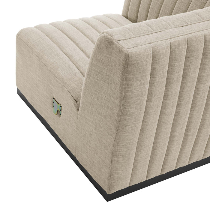 Conjure 5-Piece Channel Tufted Upholstered Fabric Sectional by Modway - view 18
