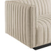 Conjure 5-Piece Channel Tufted Upholstered Fabric Sectional by Modway - view 17