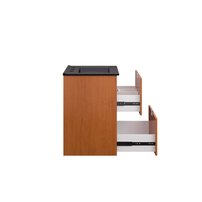 Scenic Wall-Mount Bathroom Vanity Basin Included