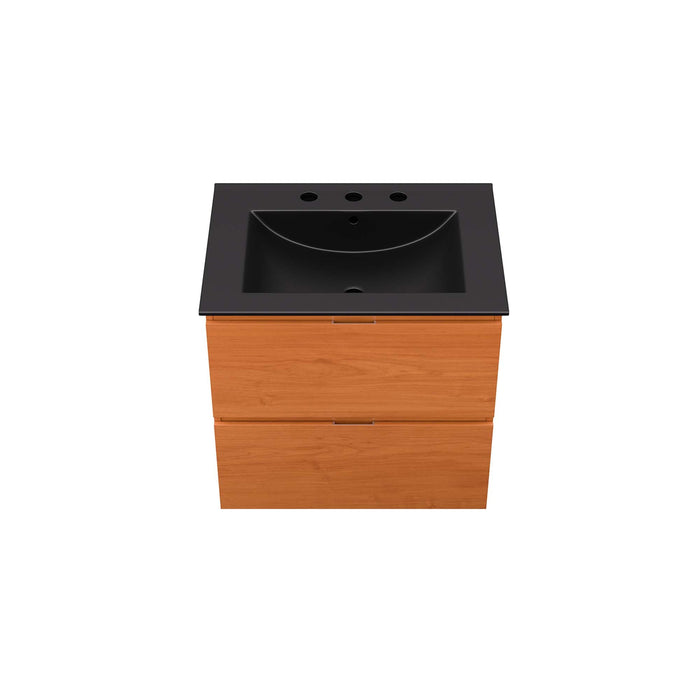 Scenic Wall-Mount Bathroom Vanity Basin Included