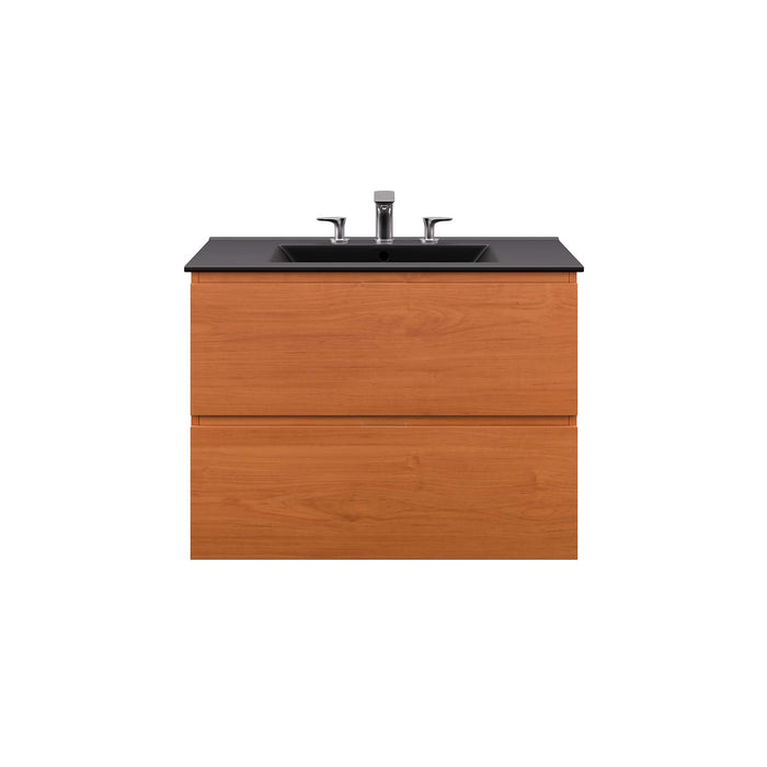 Scenic Wall-Mount Bathroom Vanity Basin Included