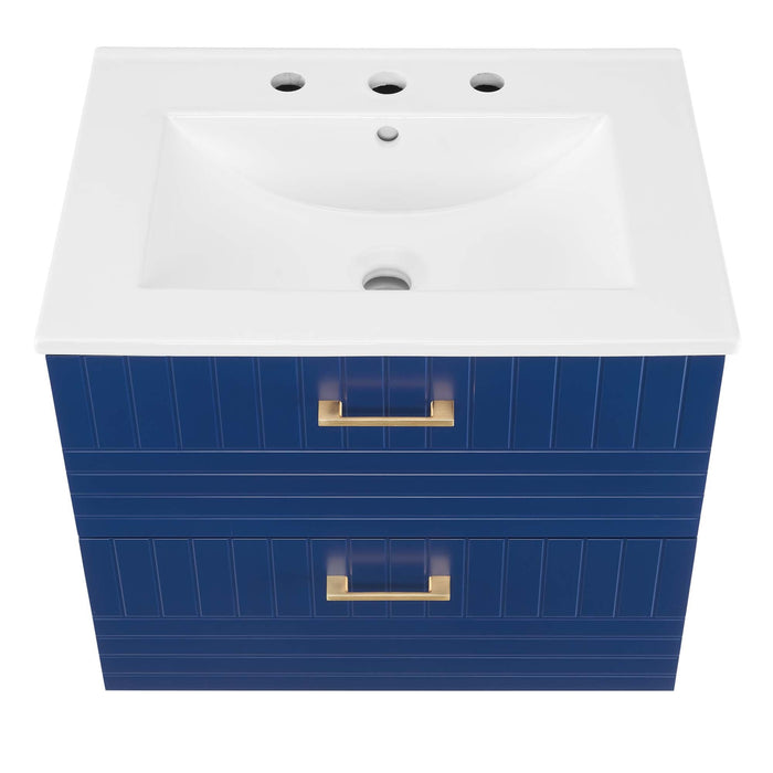 Daybreak Wall-Mount Bathroom Vanity Basin Included