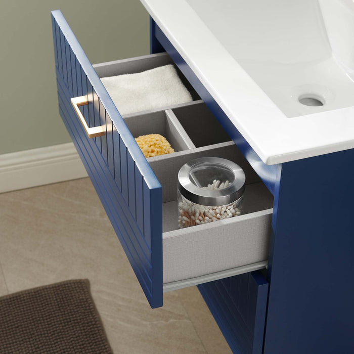 Daybreak Wall-Mount Bathroom Vanity Basin Included