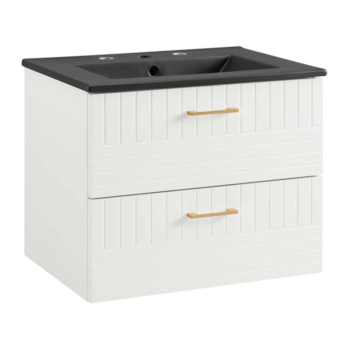 Daybreak Wall-Mount Bathroom Vanity Basin Included