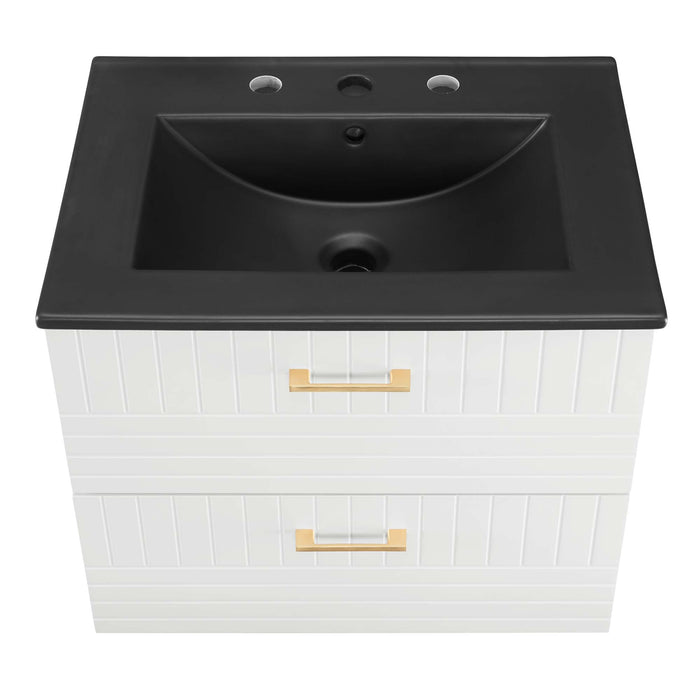 Daybreak Wall-Mount Bathroom Vanity Basin Included