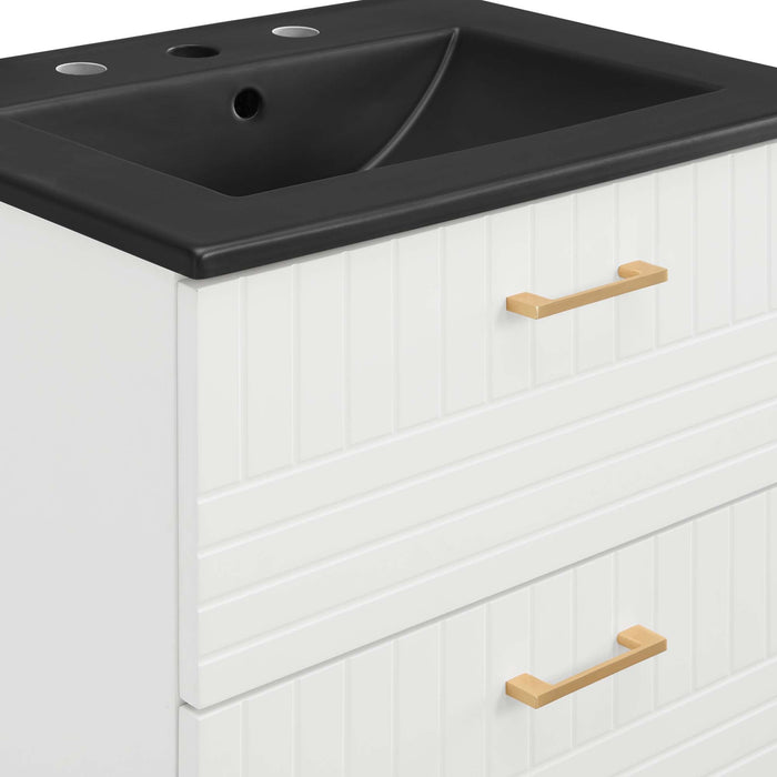 Daybreak Wall-Mount Bathroom Vanity Basin Included