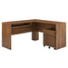 Modway Render Wood Desk and File Cabinet Set Office Furniture - Features