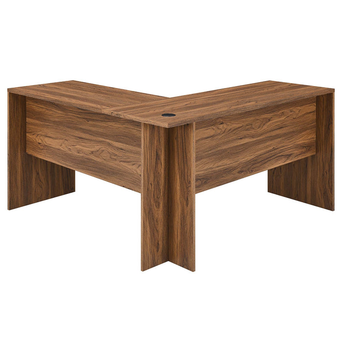 Modway Render Wood Desk and File Cabinet Set Office Furniture - View 9