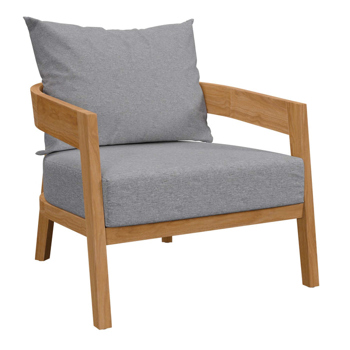 Brisbane 3-Piece Teak Wood Outdoor Patio Set by Modway - view 19