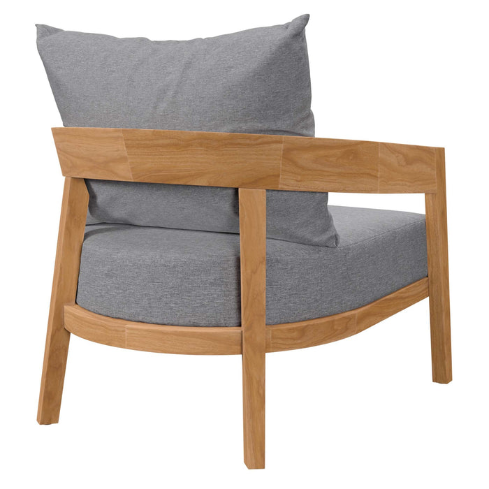 Brisbane 3-Piece Teak Wood Outdoor Patio Set by Modway - view 22