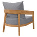 Brisbane 3-Piece Teak Wood Outdoor Patio Set by Modway - view 22