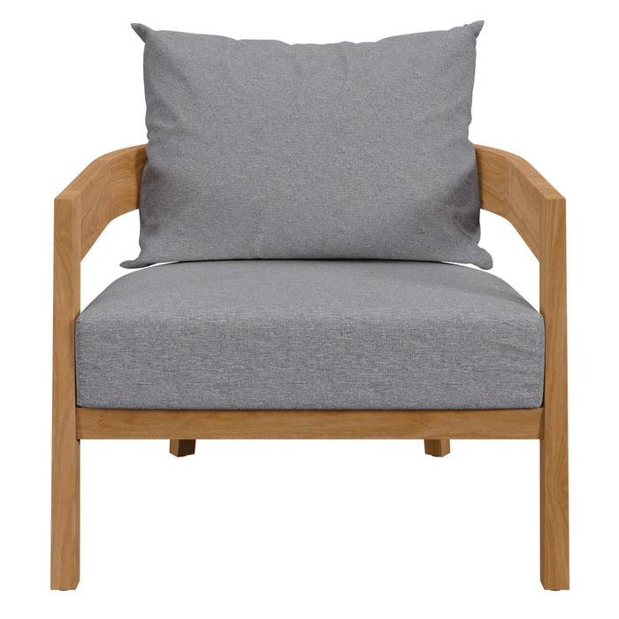 Brisbane 3-Piece Teak Wood Outdoor Patio Set by Modway - view 23