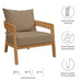 Brisbane 3-Piece Teak Wood Outdoor Patio Set by Modway - view 28