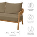 Brisbane 3-Piece Teak Wood Outdoor Patio Set by Modway - view 27