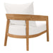 Brisbane 3-Piece Teak Wood Outdoor Patio Set outdoor patio furniture set angle view