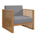Carlsbad 3-Piece Teak Wood Outdoor Patio Outdoor Patio Set - view 5